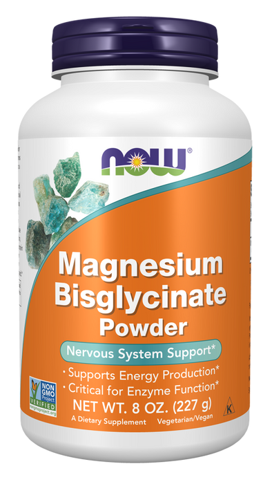 NOW Magnesium Bisglycinate Powder 227g
