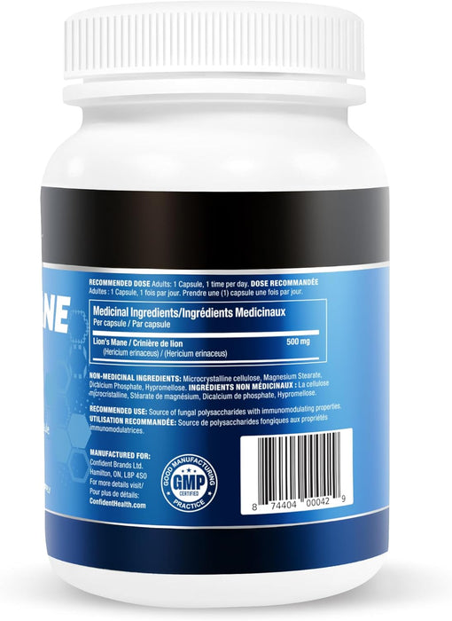 Confident Lions Mane 500mg Extract