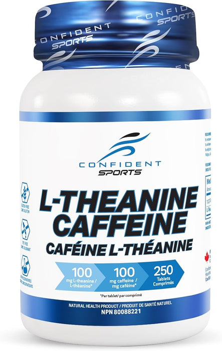 Confident Health Caffeine 100mg Theanine 100mg