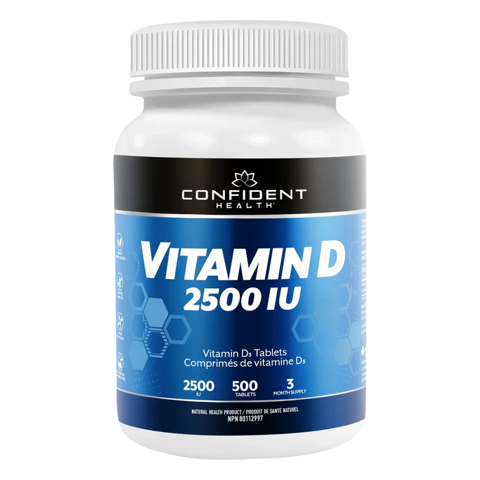 Confident Health Vitamin D 2500iu
