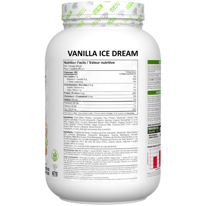 Perfect Sports Diesel Vegan 1.5lb Vanilla