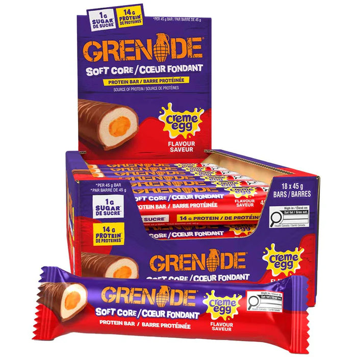 Grenade Bar Soft Core Crème Egg BOX