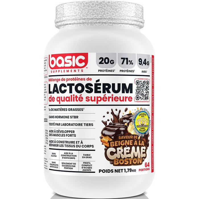 Basic Supplements Whey 4lb - Popeye's Toronto