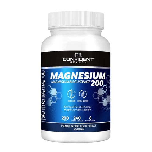 Confident Health Magnesium Bisglycinate 200 - Popeye's Toronto