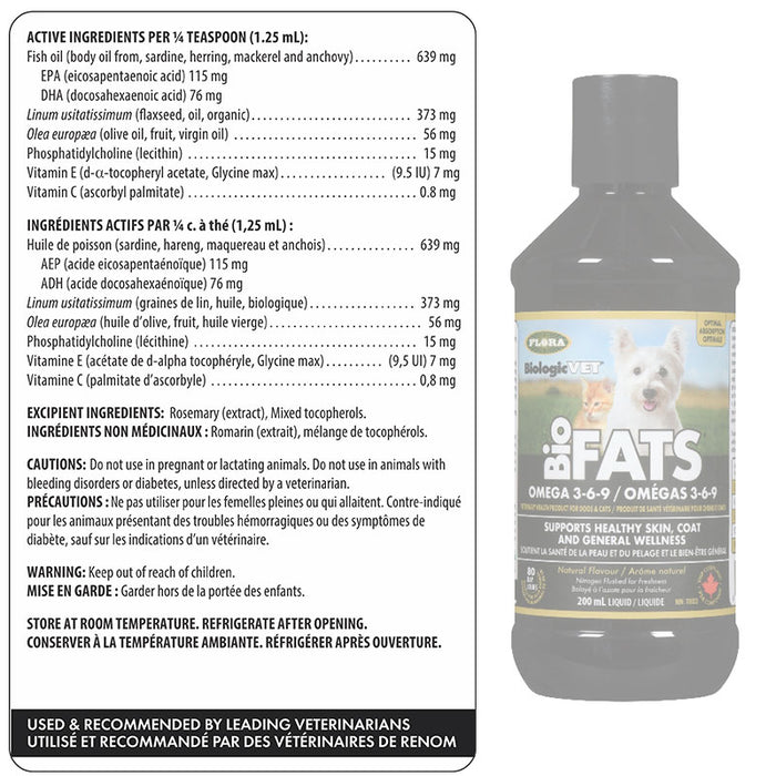Flora BioFATS Omega 3-6-9 Fatty Acid 200ml