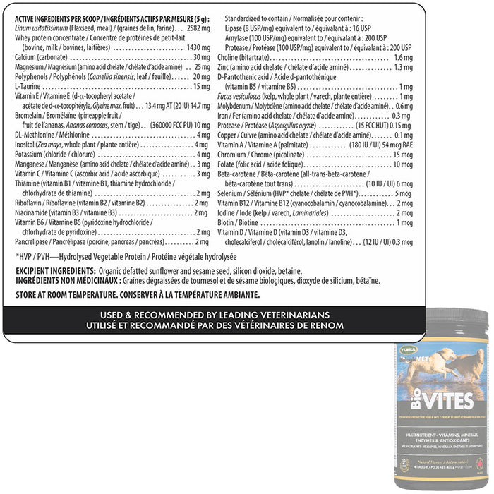 Flora BioVITES Complete Multi-Nutrient Supply 400g
