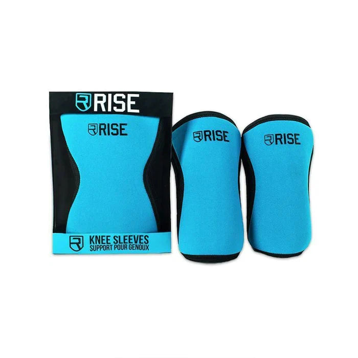 Rise Knee Sleeves Blue