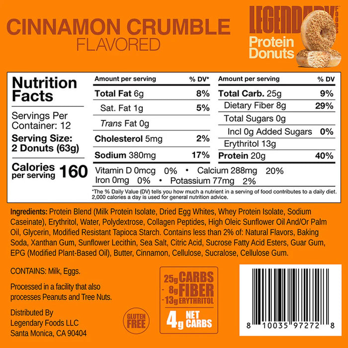 Legendary Foods Protein Donuts