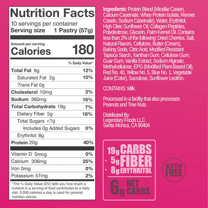 Legendary Foods Tasty Pastry 10 Pack Box