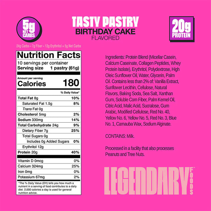 Legendary Foods Tasty Pastry 10 Pack Box