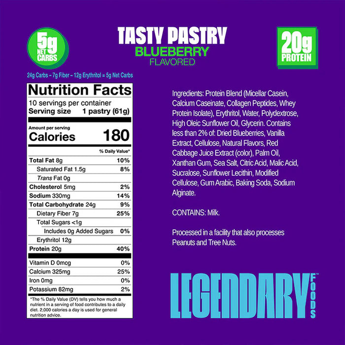 Legendary Foods Tasty Pastry 10 Pack Box