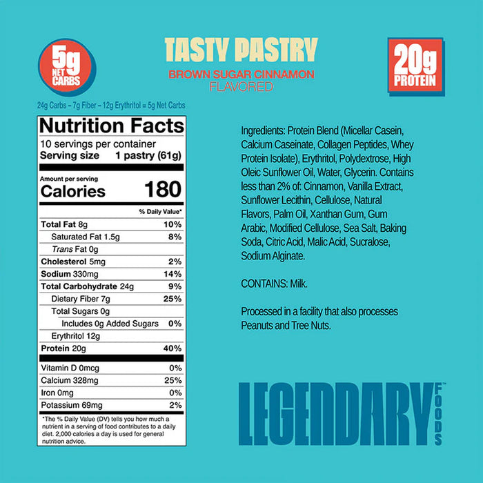 Legendary Foods Tasty Pastry 10 Pack Box