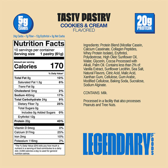 Legendary Foods Tasty Pastry 10 Pack Box