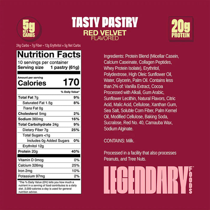 Legendary Foods Tasty Pastry 10 Pack Box