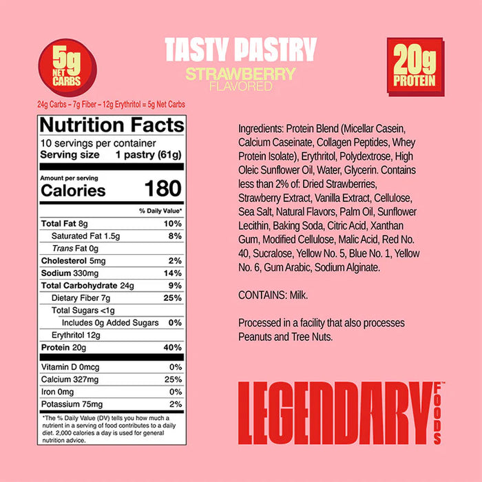 Legendary Foods Tasty Pastry 10 Pack Box
