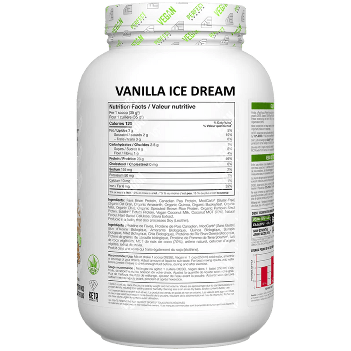 Perfect Sports Diesel Vegan 1.5lb Vanilla - Popeye's Toronto