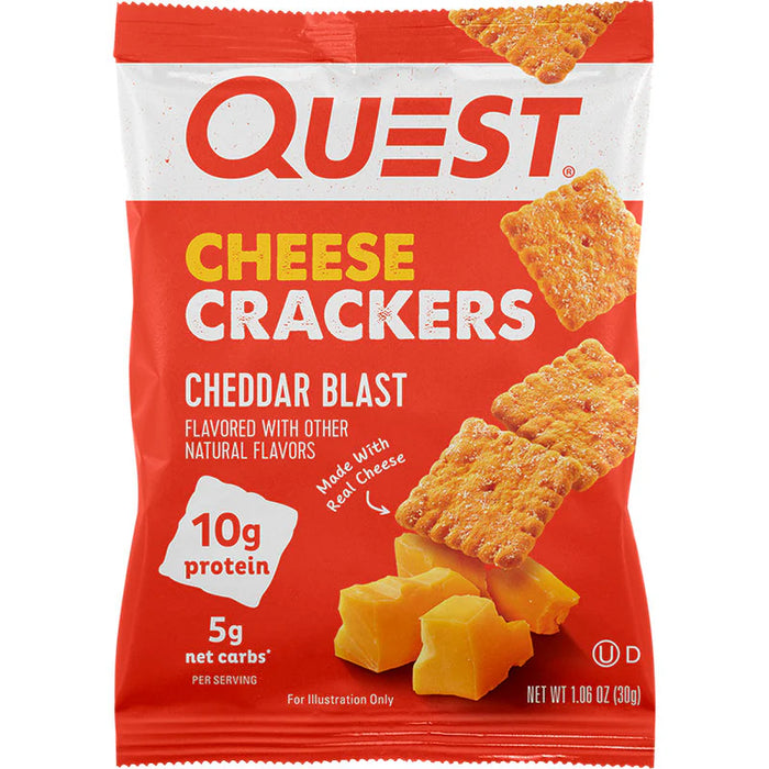 Quest Crackers Cheddar Blast BOX