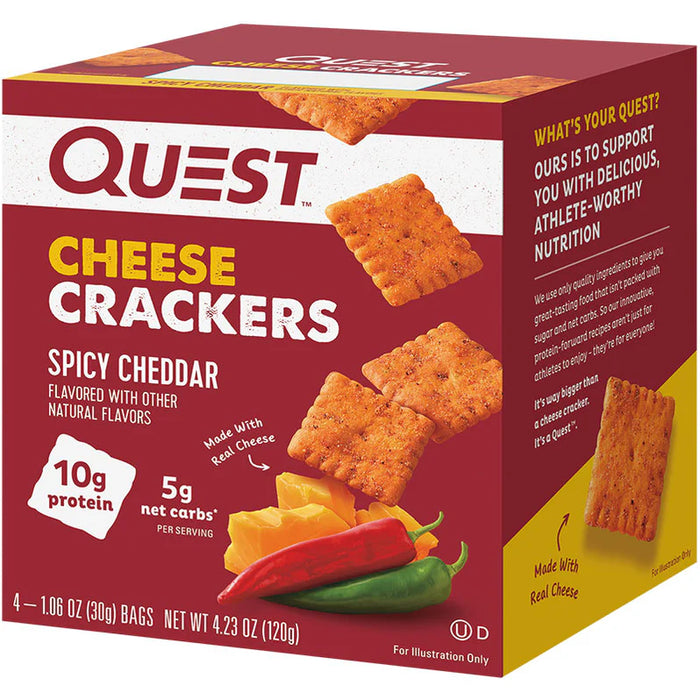 Quest Crackers Cheddar Blast BOX
