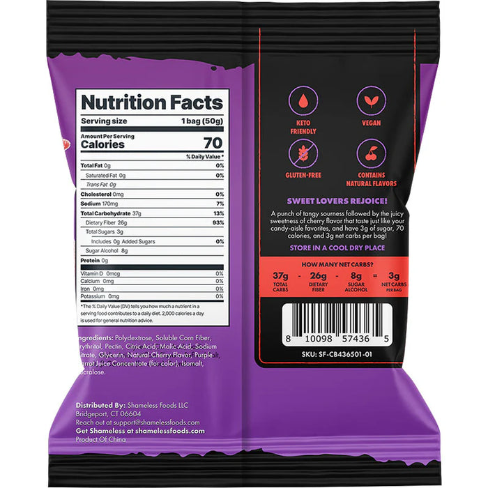 Shameless Gummy Snacks Box