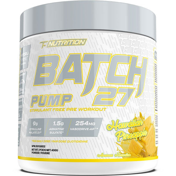 TC Nutrition Batch 27 Pump Stim Free - Popeye's Toronto