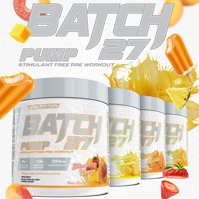 TC Nutrition Batch 27 Pump Stim Free - Popeye's Toronto