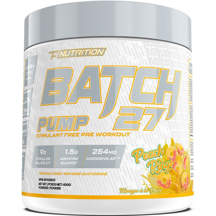 TC Nutrition Batch 27 Pump Stim Free - Popeye's Toronto