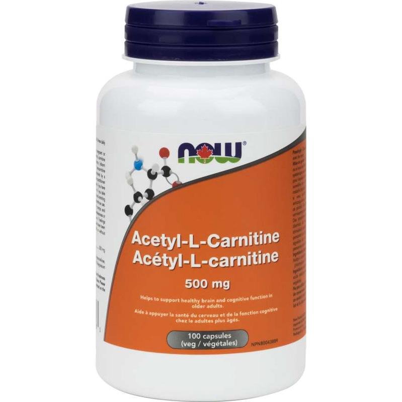 NOW Acetyl L-Carnitine 500mg 100 caps