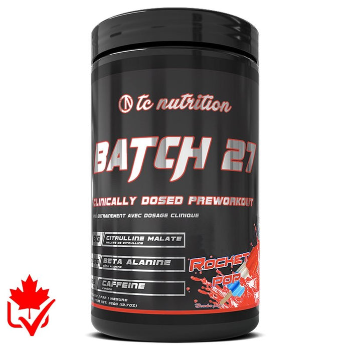 TC Nutrition Batch 27 Pre Workout - Popeye's Toronto